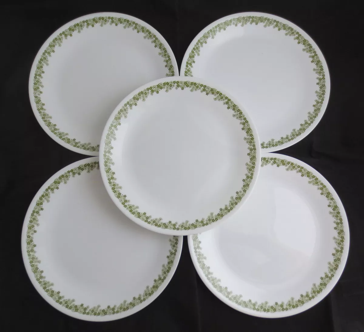 Set of 5 Corelle by Corning Spring Blossom Crazy Daisy Dinner