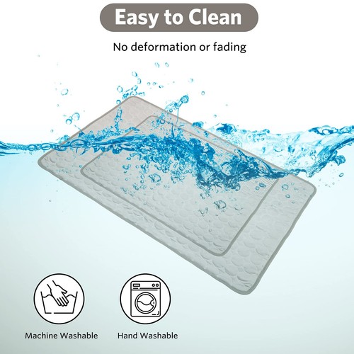 Dog Cooling Mat Portable Washable Folds for Travel Keeps Pets Cool in Summer ... - Picture 6 of 9