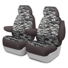 For Saturn L100 01-02 Camo 1st Row Digital Charcoal Custom Seat Covers