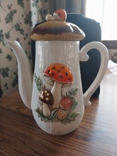 Vtg Merry Mushroom Teapot Sears RARE  8” - EXC. COND