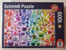 Schmidt Puzzle 58980 Regenbogen-Murmeln (Lars Stewart) 1000 Teile RAR Komplett