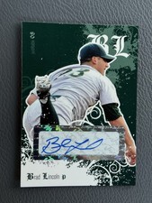 RARE! 2008 Just Minors Green Base Glossy Edition 1/1 Brad Lincoln #JF-29 AUTO