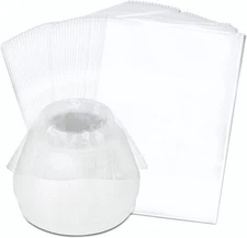 50 Pcs Transparent Paint Sprayer Cup Liners, 11.8" x 7.8", transparent 