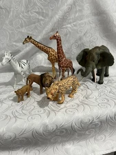 Lot Of 7 Safari Animals