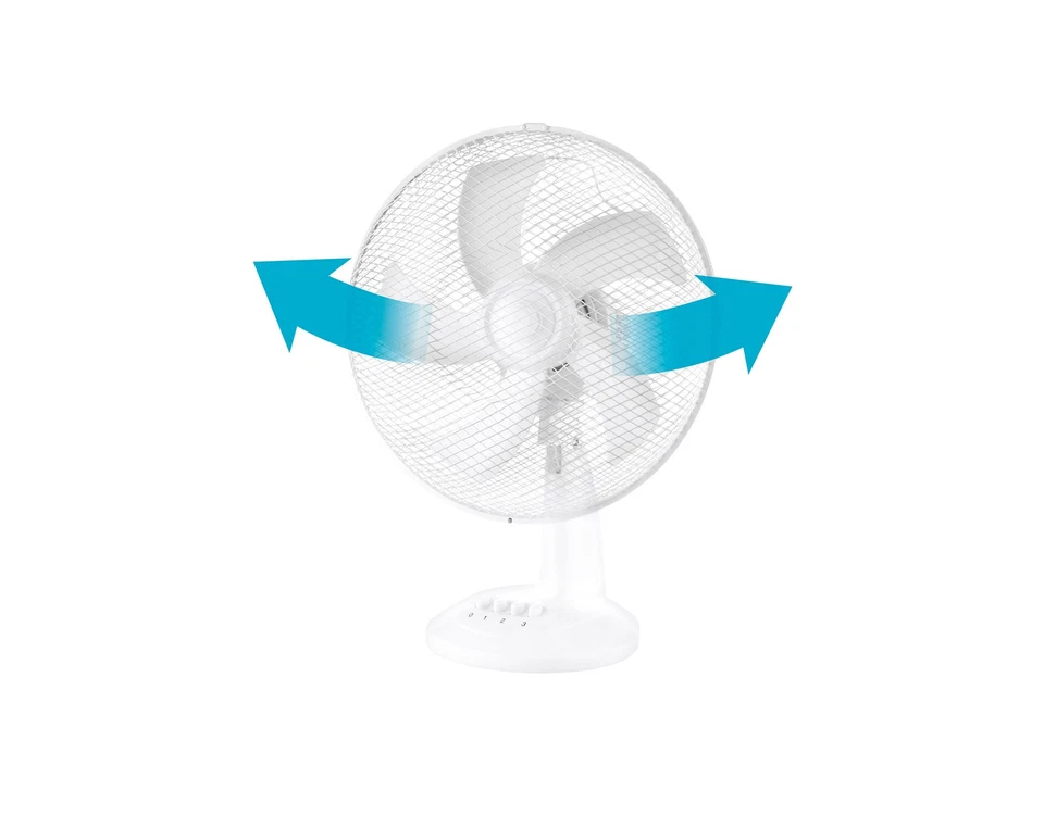 Silvercrest Tischventilator Ventilator Tischlüfter Kühler STV 30 A2 weiss*B-Ware - Bild 2 von 4