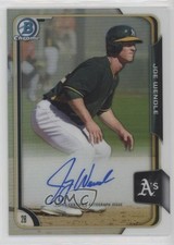 2015 Bowman Chrome Prospects Refractor 492/499 Joey Wendle Joe #BCAP-JW Auto 1u6