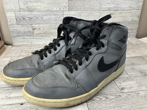 Nike Rare Air Jordan 1 Retro High LE Size 11 Cool Gray White 332550-014 - Picture 2 of 10