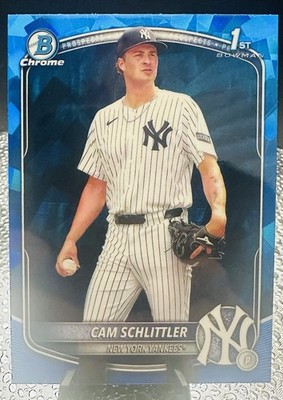 2025 Bowman Sapphire Prospects Cam Schlittler 5 Card total 