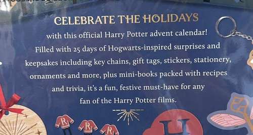 Harry Potter Hogwarts Advent Calendar with Seasonal Surprises NEW - Picture 4 of 4