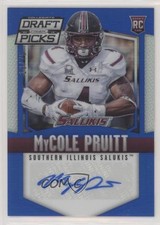 2015 Panini Prizm Collegiate Draft Picks Blue 18/75 MyCole Pruitt #226 Auto 7m3