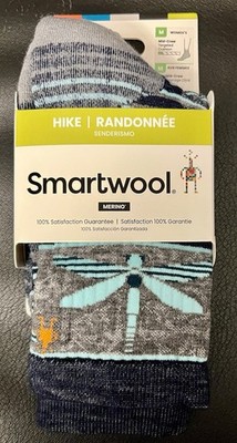 Smartwool Women s Merino Wool Hiking Socks Mid-Calf Size M - Navy Dragonfly