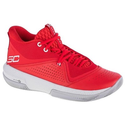 Under Armour SC 3Zero IV Red Basketball Shoes Men's Size 12 3023917-600