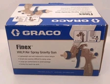 GRACO FINEX HVLP AIR SPRAY GRAVITY GUN CONVENTIONAL SIDE CUP PART # 24J603