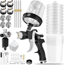 HVLP Pistola Verniciatura Professionale, Pistola a Spruzzo per Verniciare Con Ug