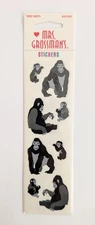 Vintage Mrs. Grossman's Gorillas Stickers Sealed RARE