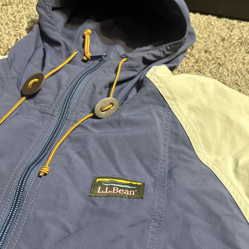 LL Bean Mountain Classic Anorak Windbreaker Womens Small 1/4 Zip Aztec FREE SHIP - Picture 4 of 8