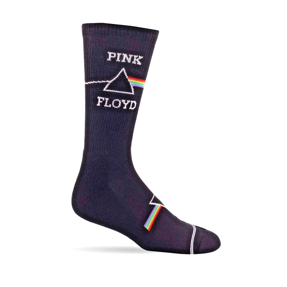 Calcetines de longitud redonda con logotipo de banda de rock rosa floyd con licencia oficial para hombre Foto 2 de 4