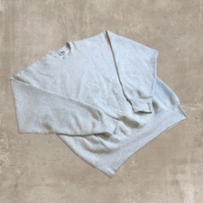 Vintage BVD Crewneck Sweatshirt Mens L Light Gray Heather Made In USA Basic