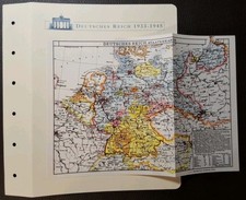 Deutsches Reich 1933-1945 Staatenkarte Führerstaat Länderhoheiten - Landkarte