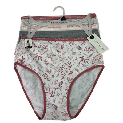 Laura Ashley Women s Panties Sz Small Pkg/5 Briefs Tag Free Multi Colors