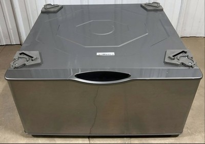 Samsung Bespoke 27'' Laundry Pedestal w/ Storage Drawer DARK STEEL Model #WE602NS