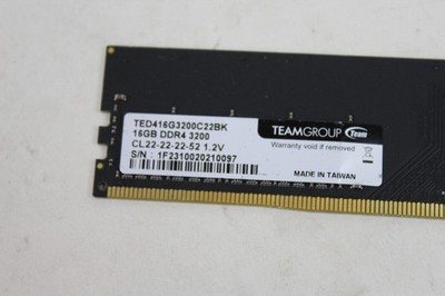 TeamGroup 16GB DDR4 3200 PC4 RAM Memory TED416G3200C22BK | eBay