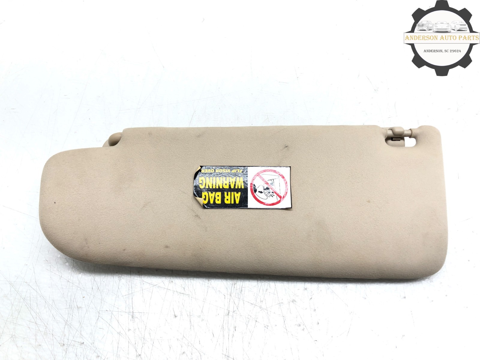 2014-2017 MASERATI QUATTROPORTE RIGHT PASS FRONT SUNVISOR W/ MIRROR OEM #NOTE