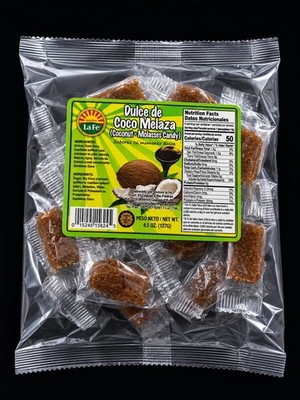 DULCES TIPICOS LA FE DULCE DE COCO MELAZA