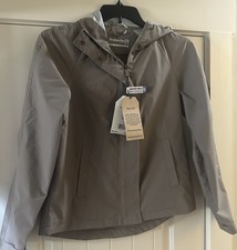 Avalanche Women s Rain Wind Insulated Jacket Gray Size S Hood CA8110 MSRP 110