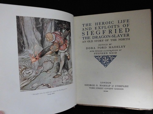 Heroic Life & Exploits of Siegfried, Dragon-Slayer (1910-1st) Dora Ford Madeley - Picture 3 of 17