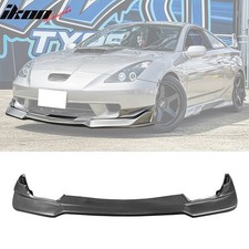 Fits 00-02 Toyota Celica Vip Style Front Bumper Lip Spoiler Unpainted Black Pu Fits 00-02 Toyota Celica Vip Style Front Bumper Lip Spoiler Unpainted Black Pu