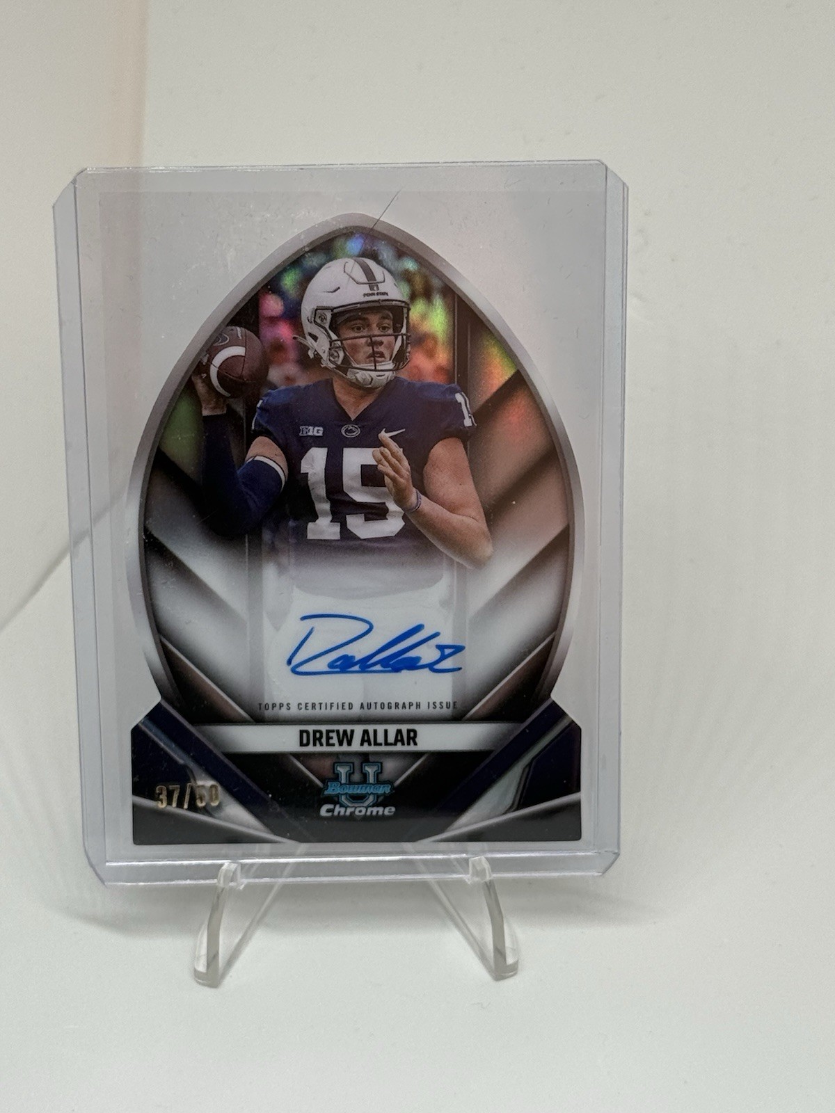 2023 Bowman Chrome University Drew Allar Future Of Football AUTO Autograph/50🔥
