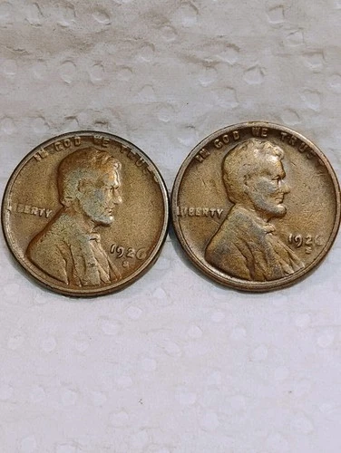 1926 S ~ LINCOLN WHEAT CENT LOT ~ CH VG