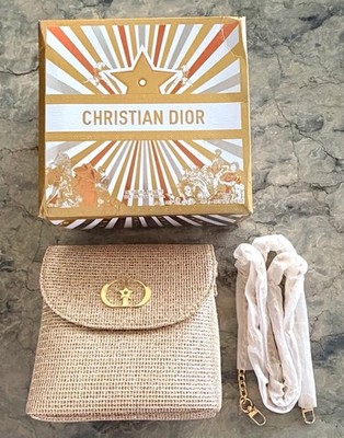Christian Dior Holiday 2025 Beauty limited-edition textured woven pouch w/box