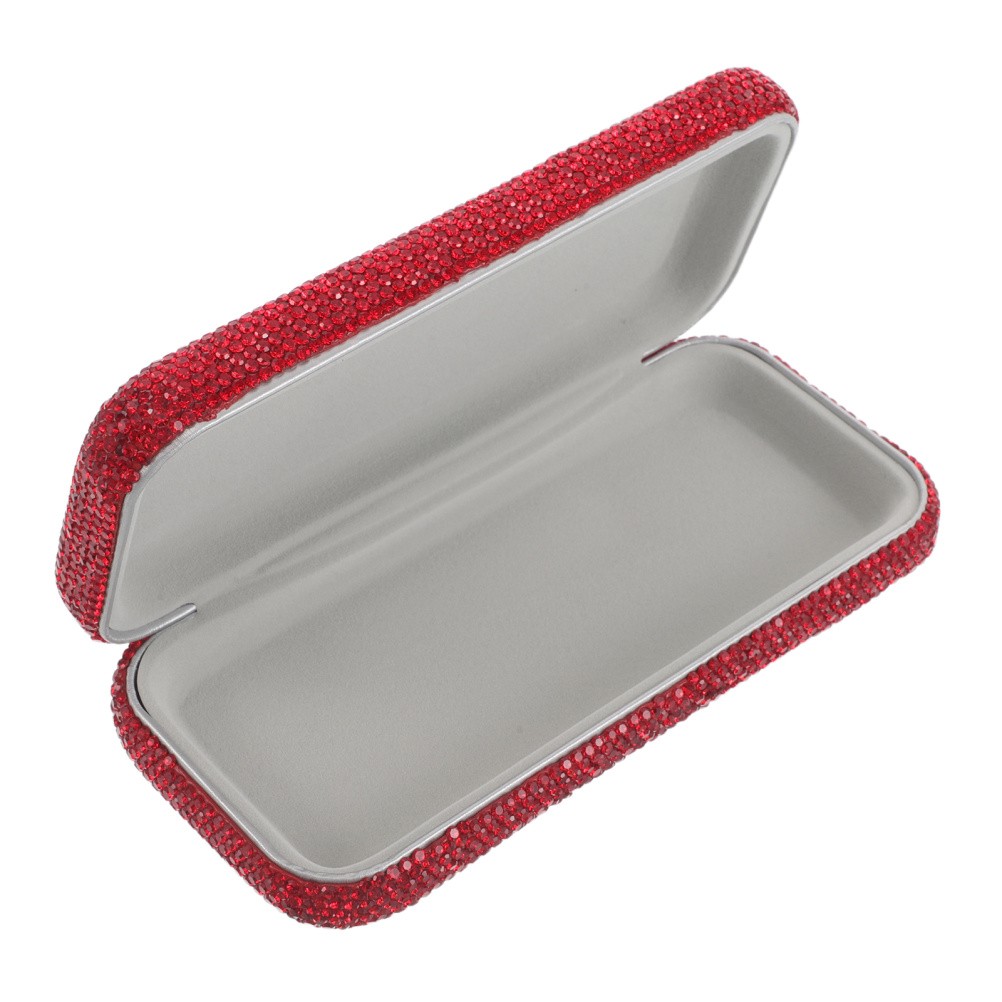 Car -encrusted Glasses Case Cases for Eyeglasses Women Fashion Eyewear
