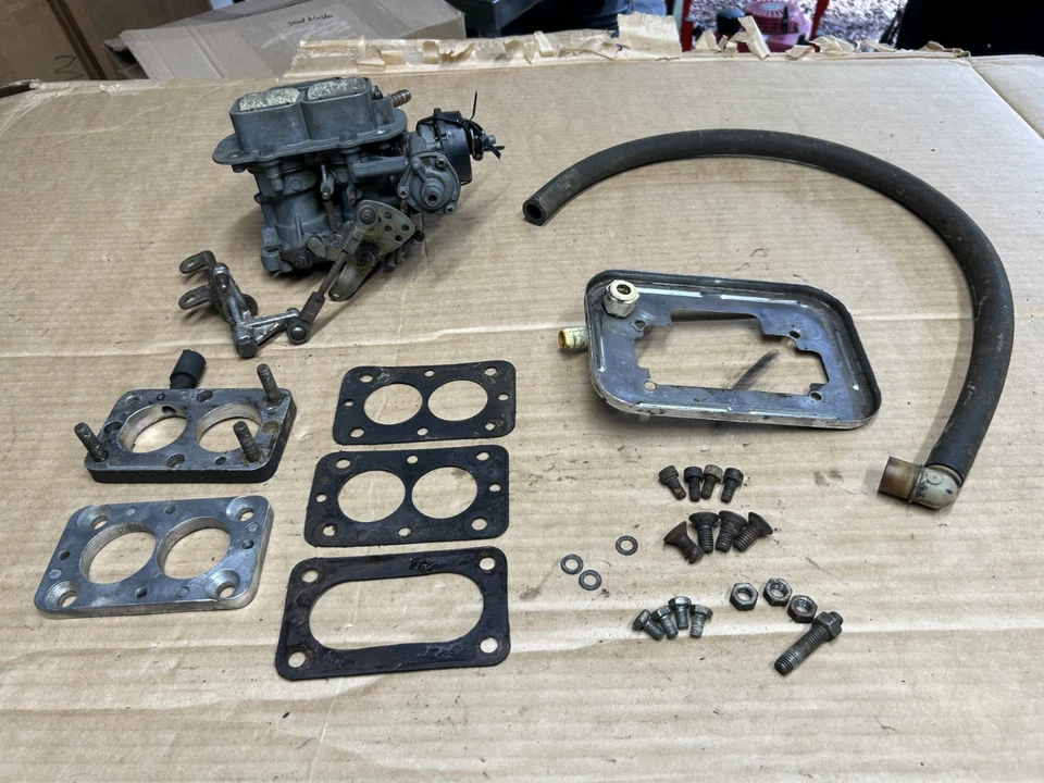 Carburador con acoplamiento 76-90 Jeep CJ YJ Wrangler 4,2 L 258 - Weber K551-M 32/36 Foto 4 de 4