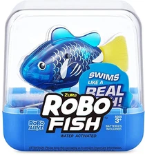 Robo Alive Robo Fish Blue Robotic Pet Figure [Version 3]