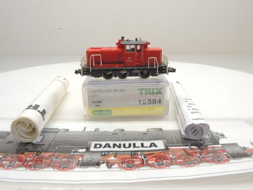 Minitrix Trix 12584 Spur N Diesellok BR 362 888-9 der DB Bitte Text lesen!! OVP | Zustand: Gebraucht