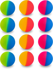 Bouncy Balls - Rubber Balls for Kids - ICY Bounce Balls - 12 Pcs