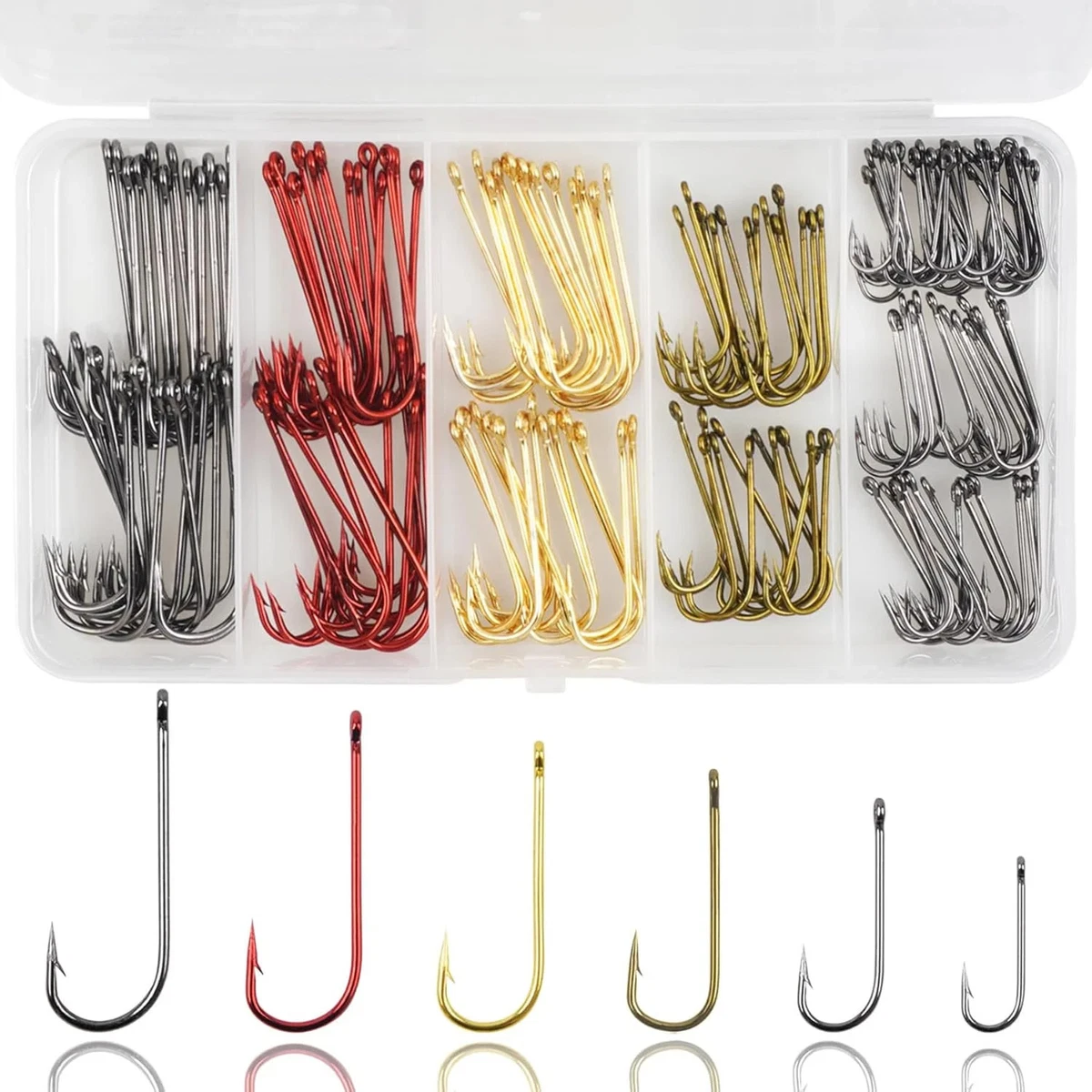 ebay online shopping fishing hooks size 12 50458 Freshwater Saltwater Fish Bulk Hooks Set Worm Catfish Hooks Fish Gear Equipment Supplies(400 PCS) : Sports & Outdoors you can use it many times and time if well maintained and stored. 10 Pcs Fish Hook Fishing