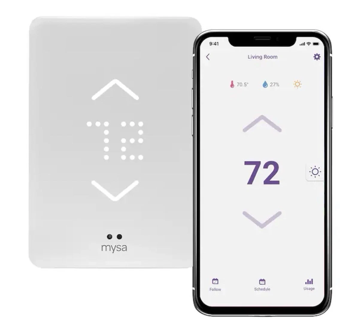 New OB Mysa Smart thermostat for eletric baseboard heaters
