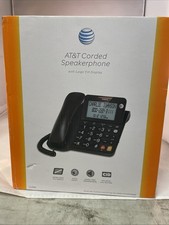 AT T CL2940 Corded Speakerphone with Display - Black ATT-CL2940