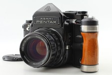  Near MINT w/ Grip  Pentax 6x7 67 TTL  SMC T 105mm f2.4 Lens From JAPAN