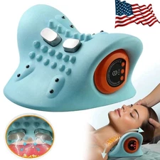 Neck Massager 2025, Neck and Shoulder Relaxer with Heat 3 Modes Portable Pillow