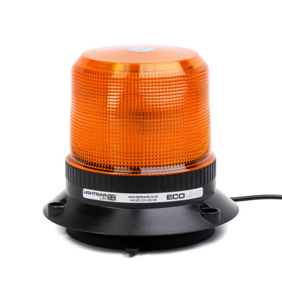 Ecoline Magnetic Mount R65 Agri Rotating Flashing Amber LED Strobe Beacon
