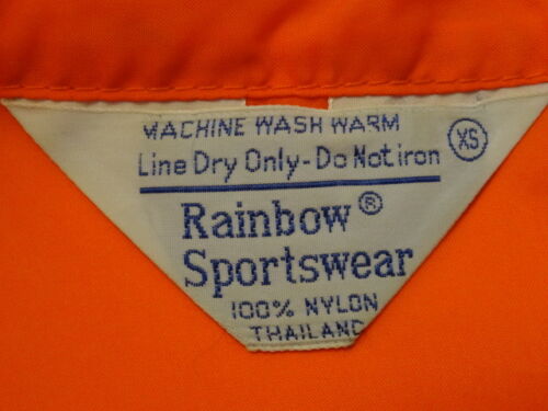 Vintage 60s SKYVIW FLORIDA GOLF & COUNTRY CLUB Full-Zip Nylon Rainbow Jacket XS - Bild 4 von 9