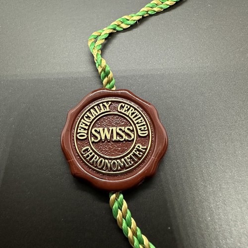 CRONÓMETRO ROLEX VINTAGE etiqueta colgante holograma sello rojo sello - Imagen 4 de 4