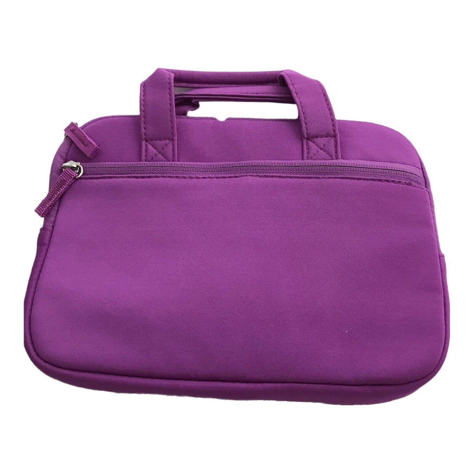 Verso Universal Neoprene Tablet Sleeve Pink Purple Zippered Pocket Handle