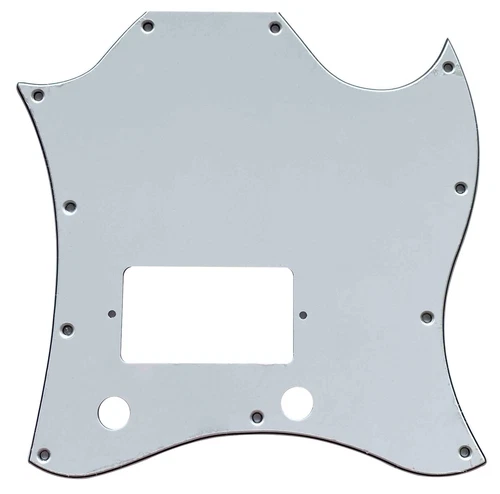 Pickguard For Gibson SG Standard Single Humbucker Style Guitar 3-Ply-WHITE