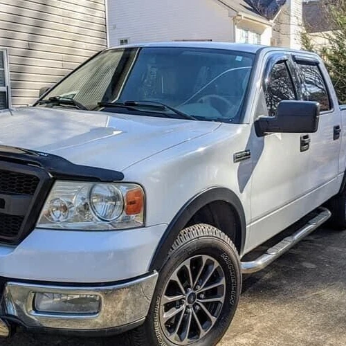Protectores de lluvia AVS viseras de ventilación pantalla para 04-08 Ford F-150 2006-2008 Lincoln Mark LT Foto 4 de 4
